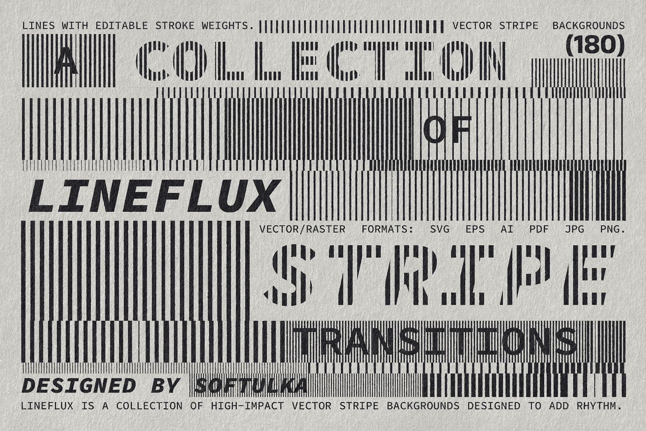 Lineflux – Vector Stripe Transitions Pack