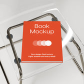 Linen Hardcover Book Mockup