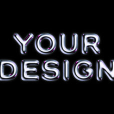 Liquid Chrome Text & Logo Effect