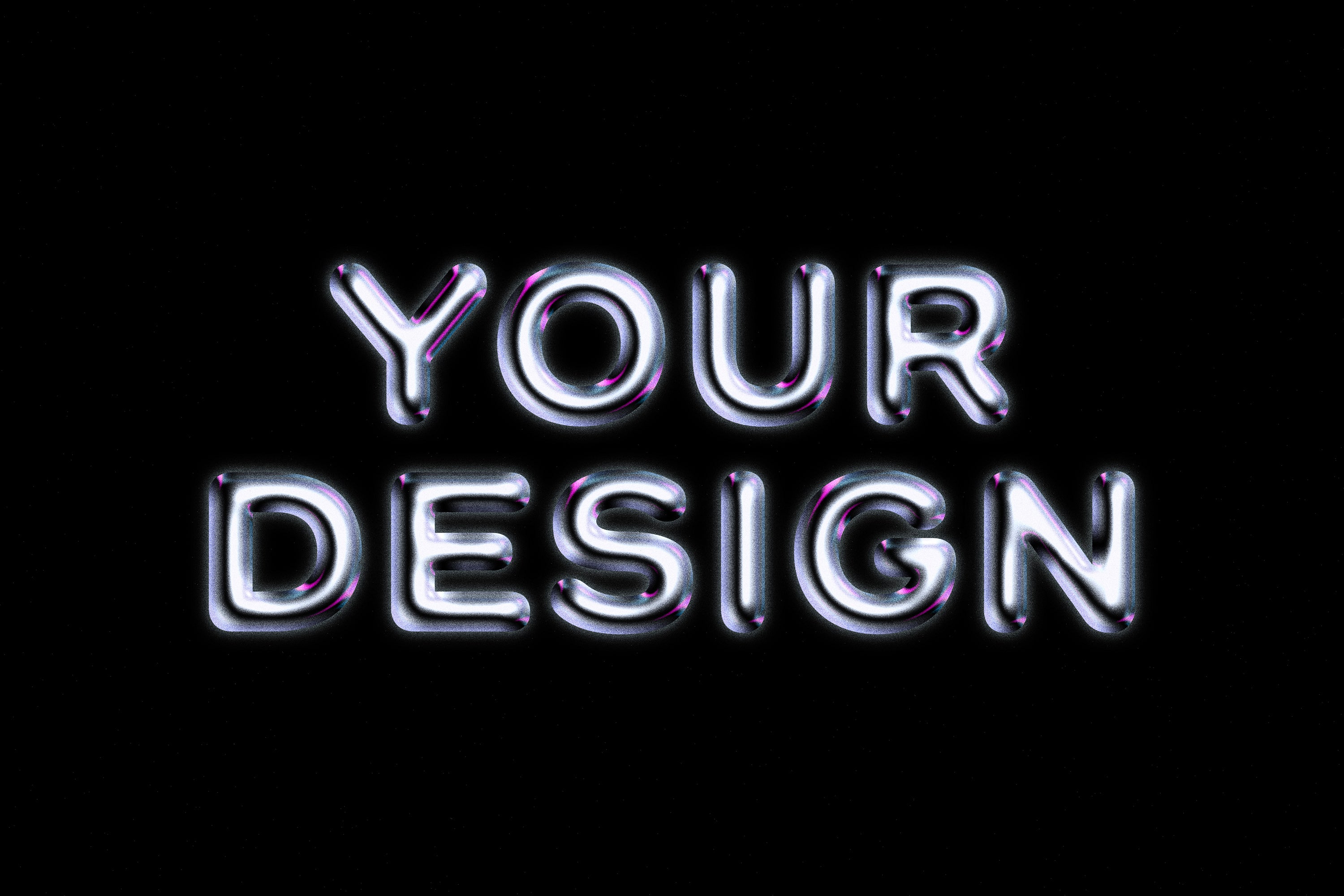 Liquid Chrome Text & Logo Effect