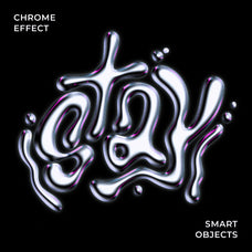 Liquid Chrome Text & Logo Effect