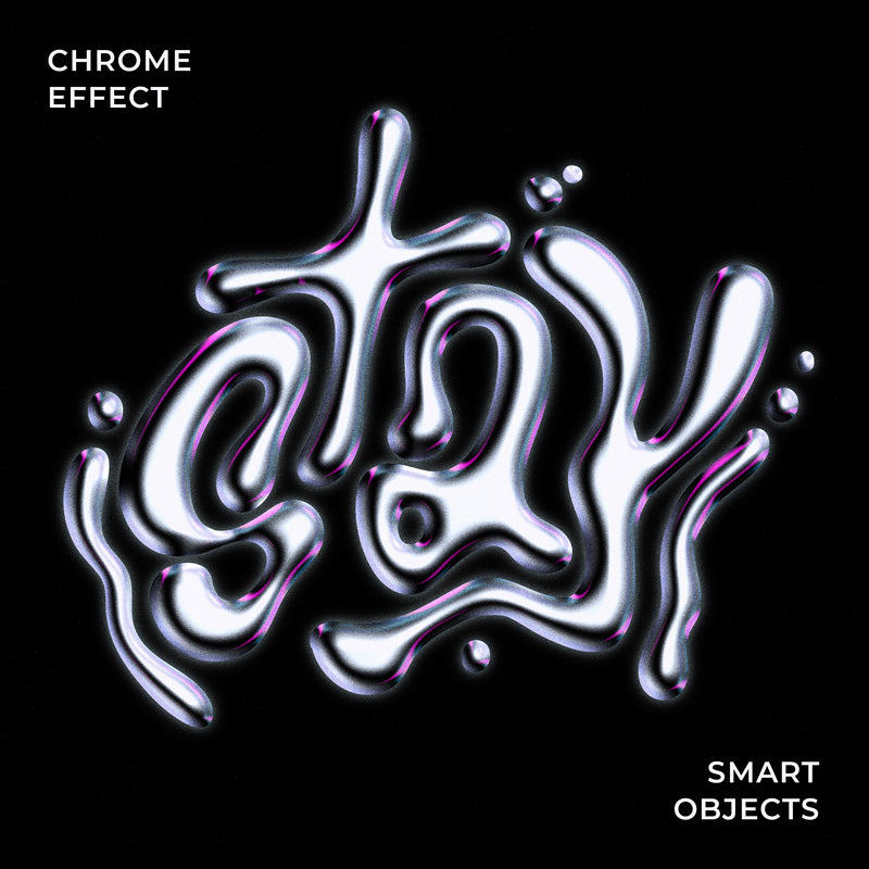 Liquid Chrome Text & Logo Effect