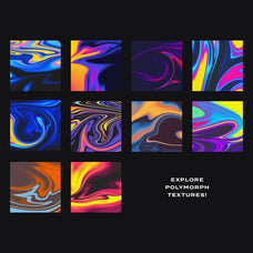 Liquid Lava Luminescent Textures