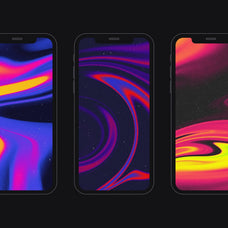 Liquid Lava Luminescent Textures
