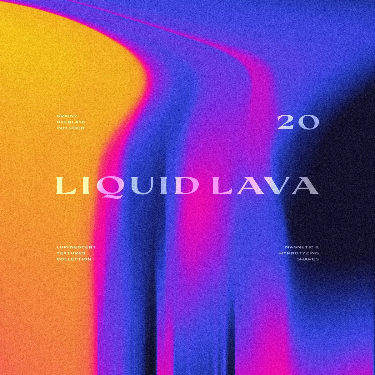 Liquid Lava Luminescent Textures