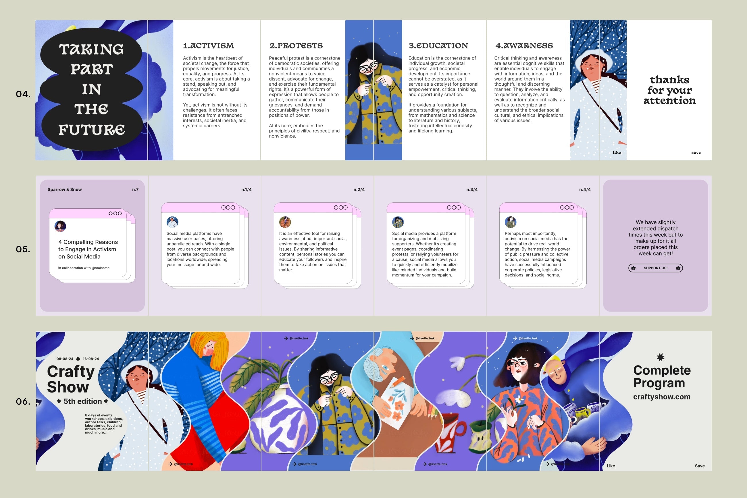 Liquorice Instagram Carousel Templates