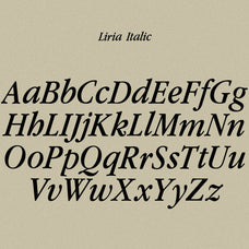 Liria Serif Typeface