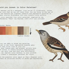 Lithography Procreate Kit | Birds