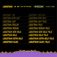 LOGUETOWN SANS DISPLAY