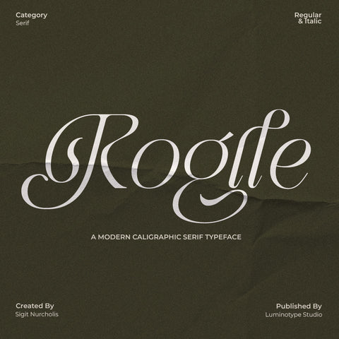 LT Rogile - Modern Serif Typeface