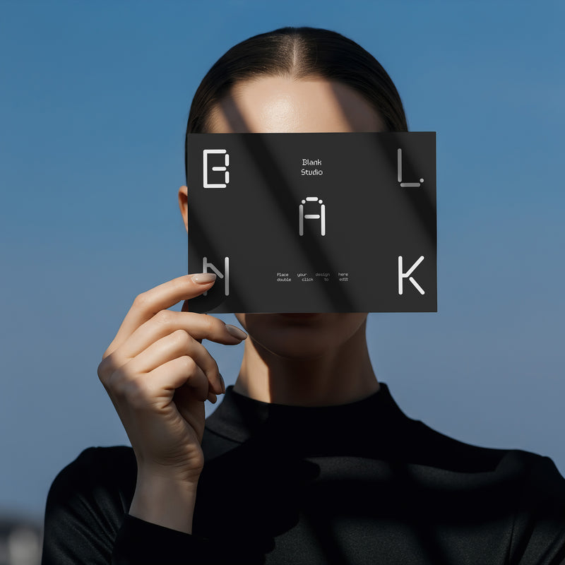 Luminous Anonymity Postcard Mockup