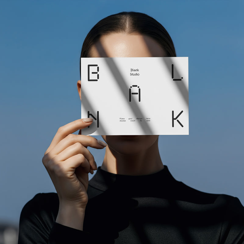 Luminous Anonymity Postcard Mockup