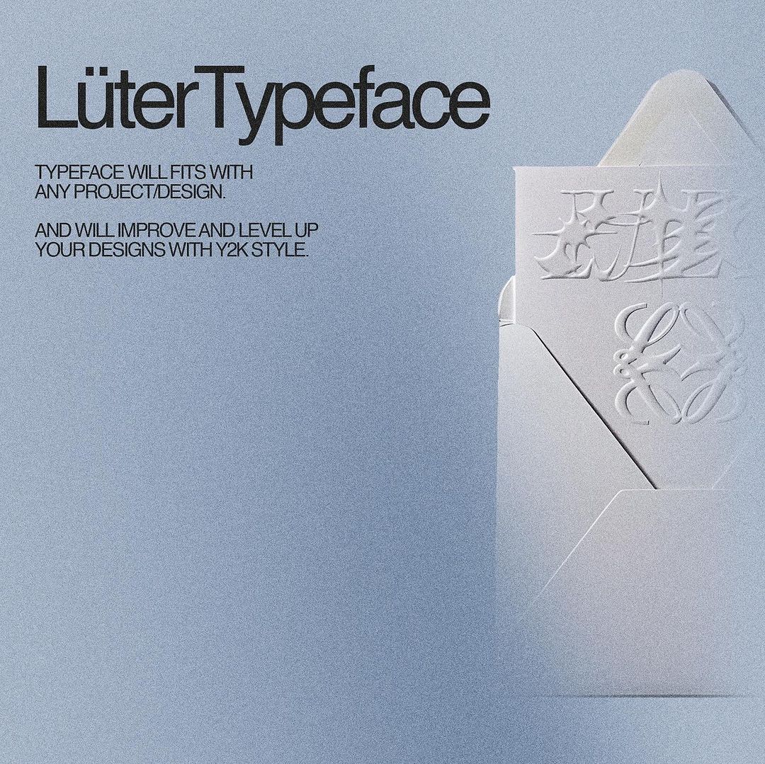 Lüter - Y2k Typeface