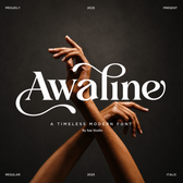 Luxury Wedding Serif Font - Awaline