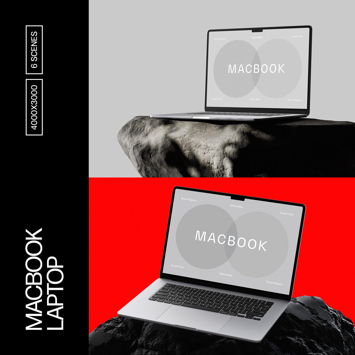 MacBook Air Mockup Set by Pixelbuddha