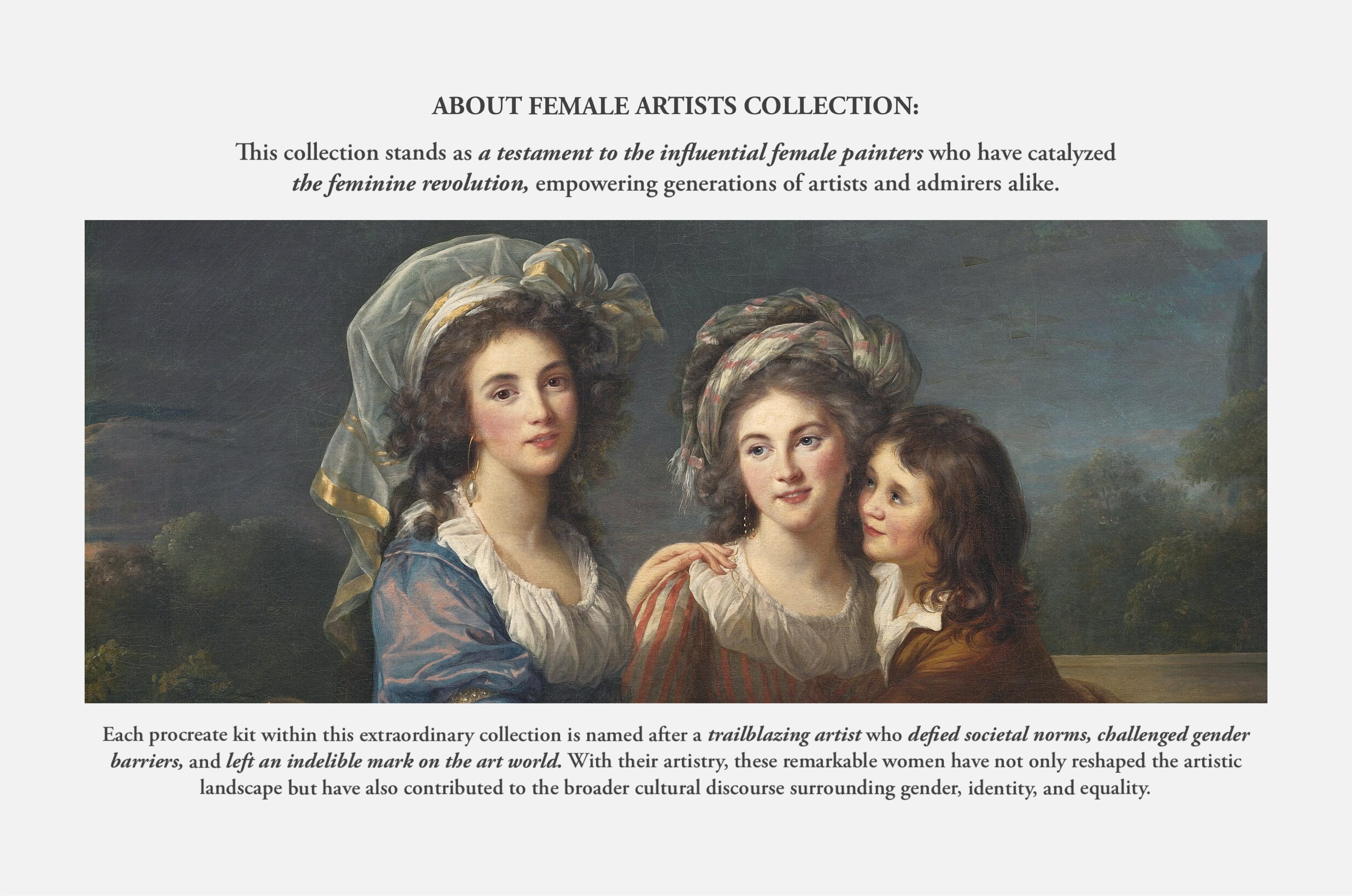 Madame Le Brun Procreate Kit