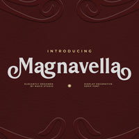 Magnavella Display Decorative Serif Font