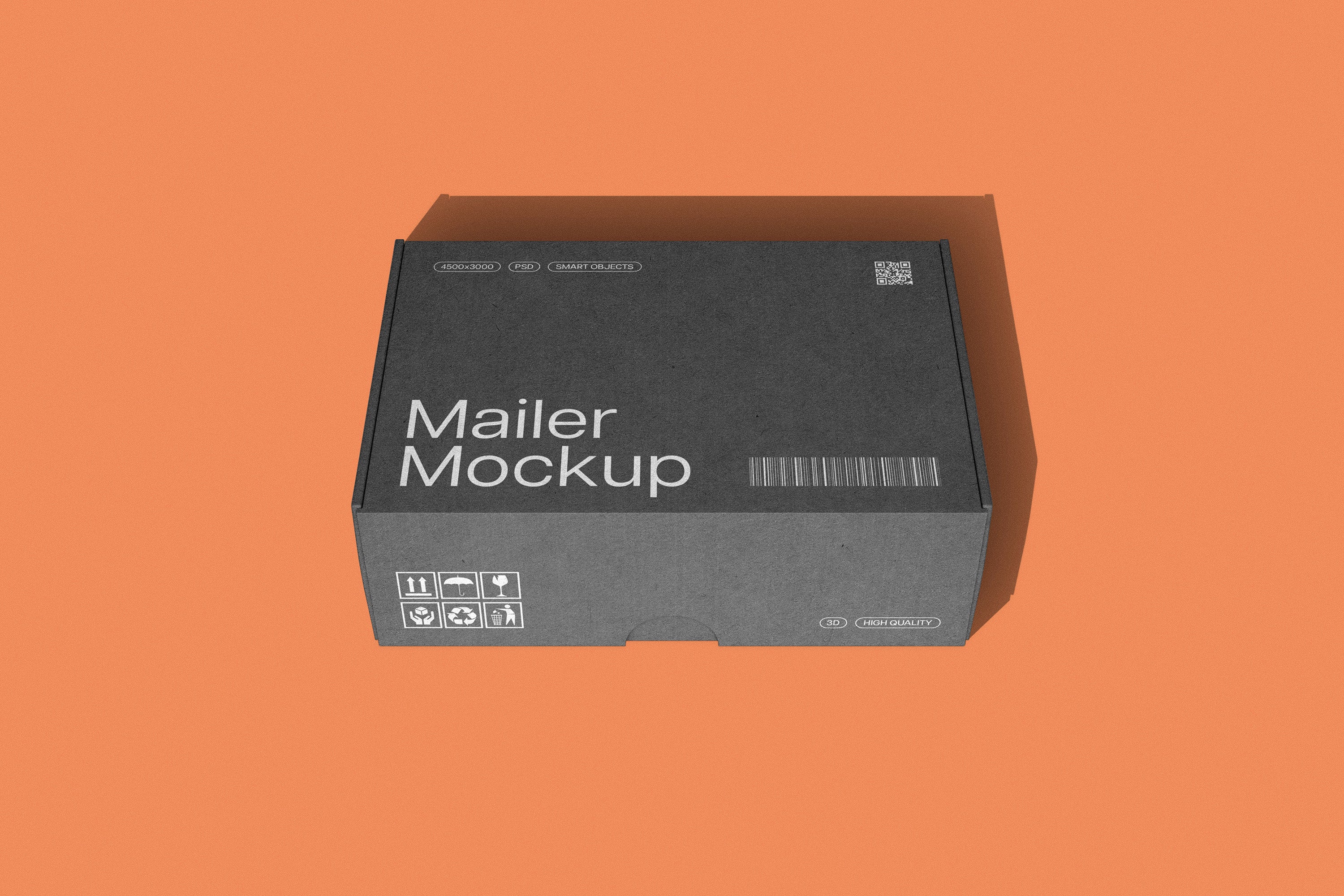 Mailer Box Mockups Set