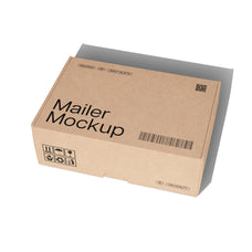 Mailer Box Mockups Set