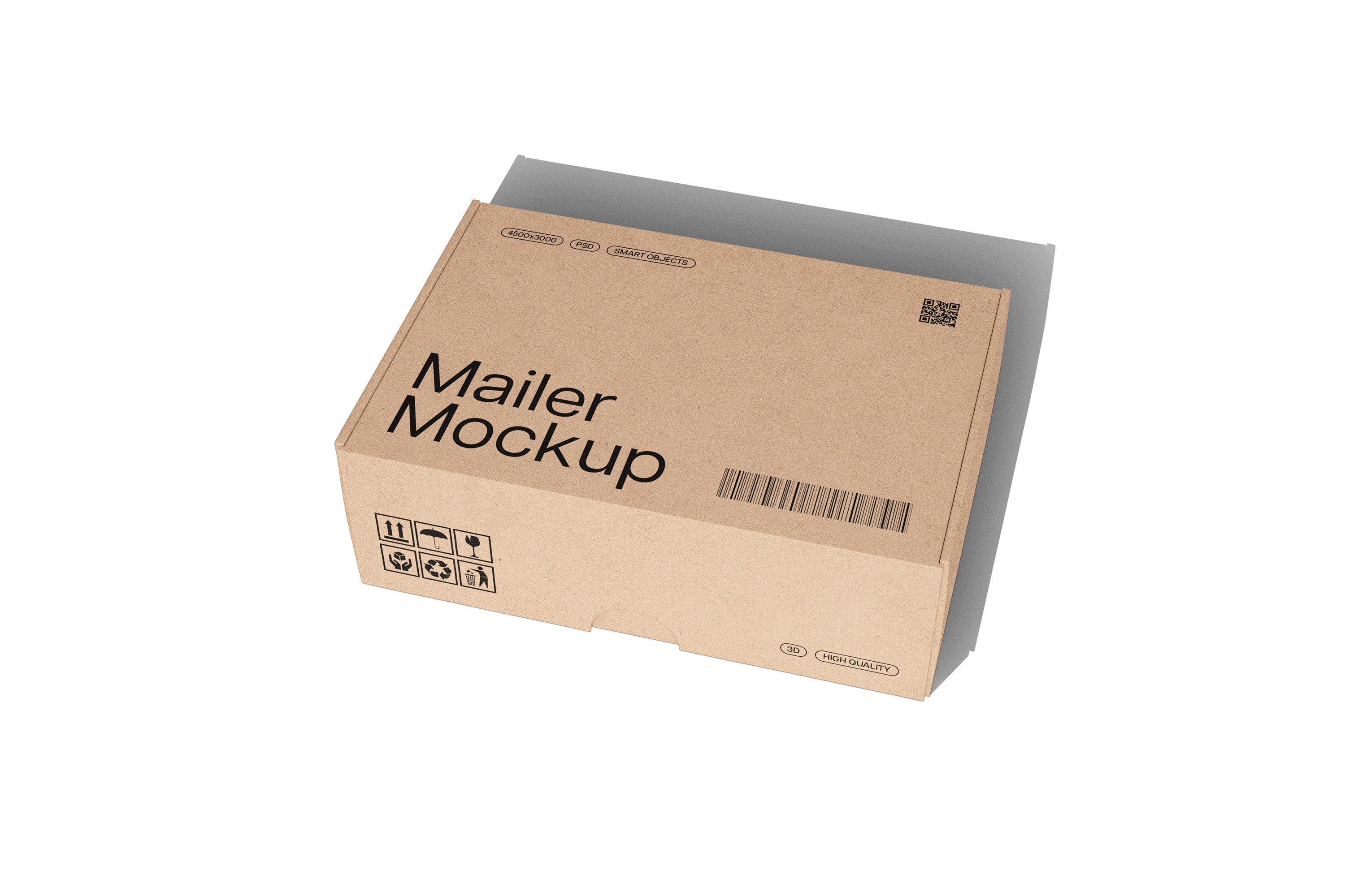 Mailer Box Mockups Set