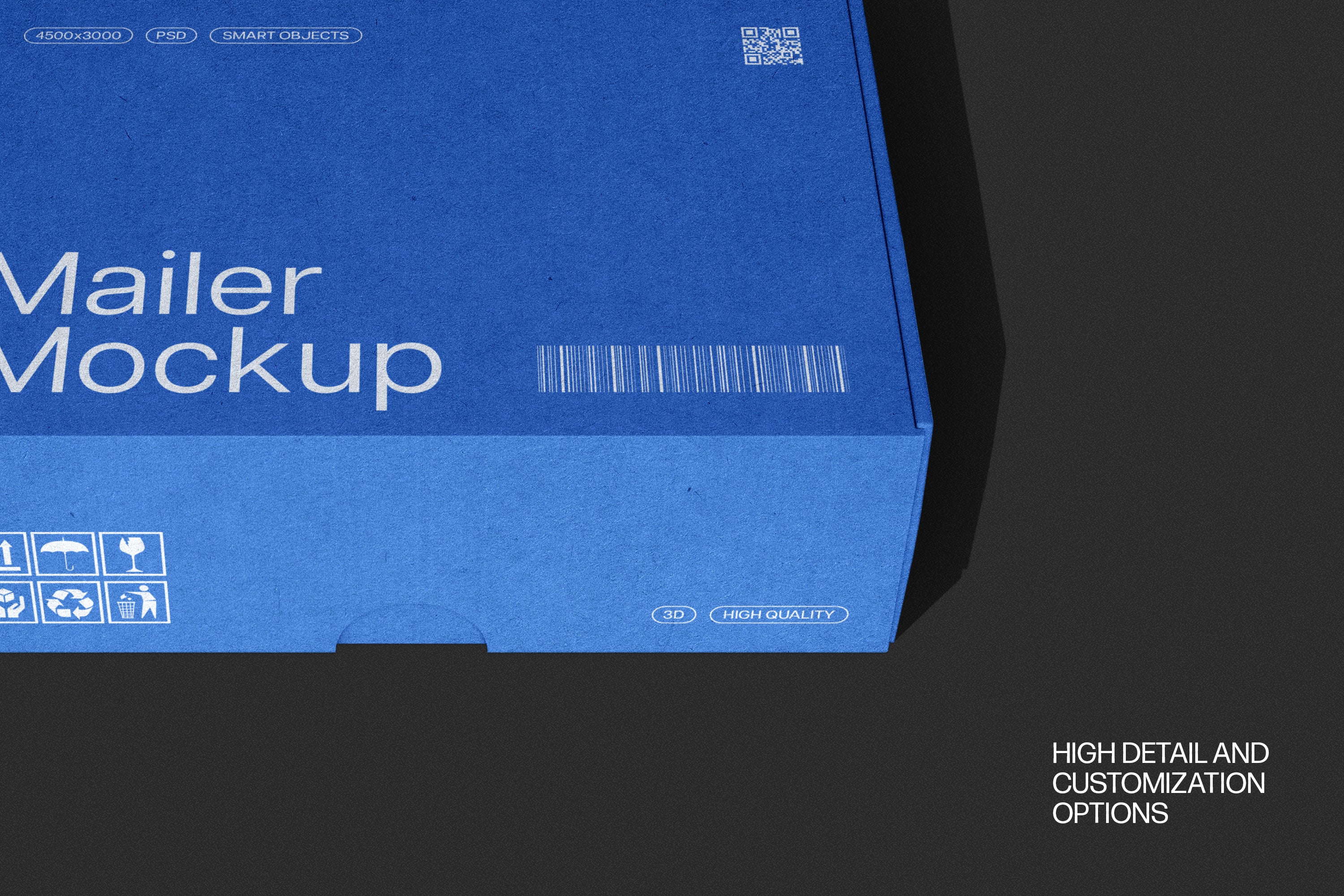 Mailer Box Mockups Set