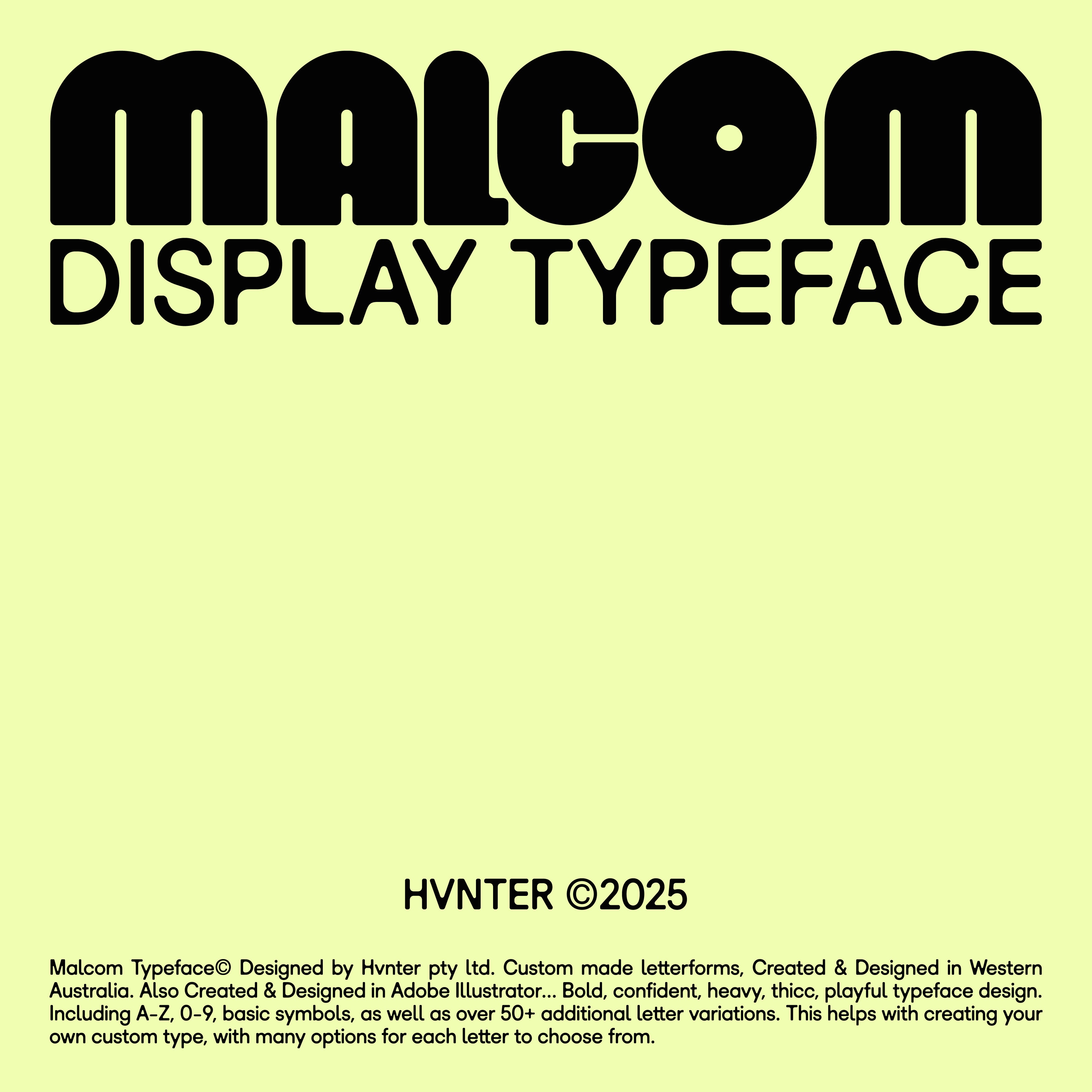 Malcom Typeface