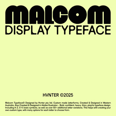 Malcom Typeface