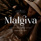Malgiva - Stylish Ligature Serif Font