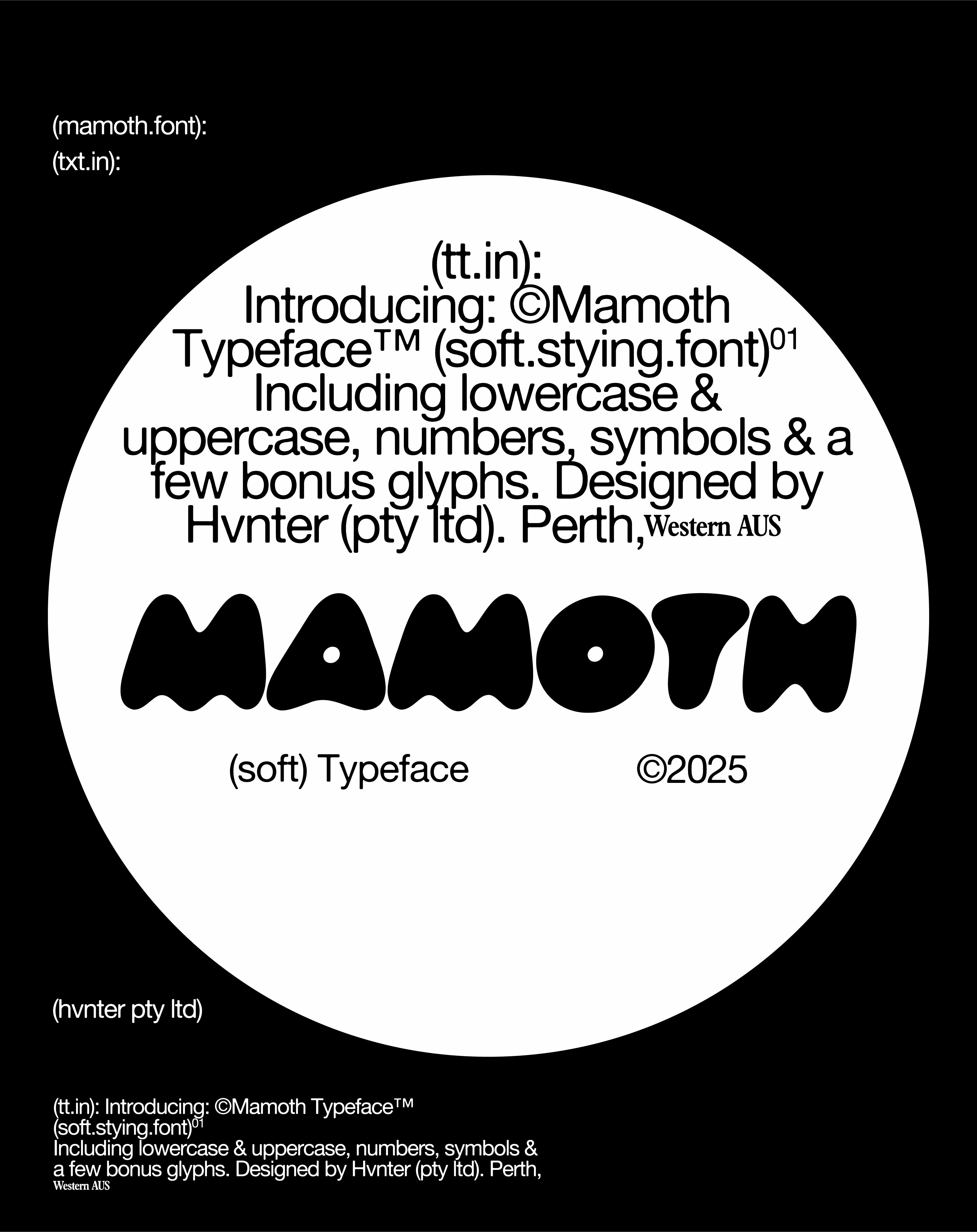 Mamoth Typeface