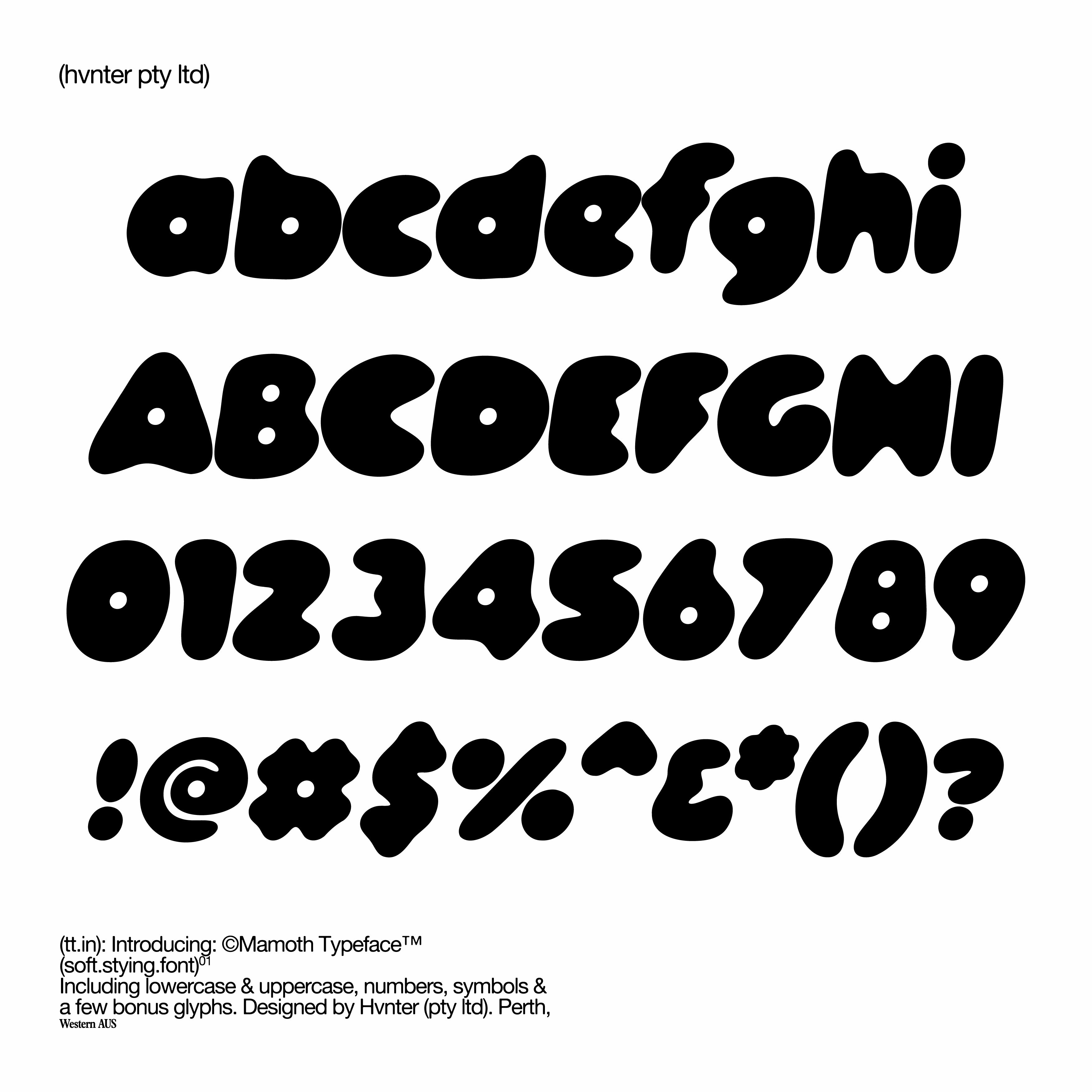 Mamoth Typeface