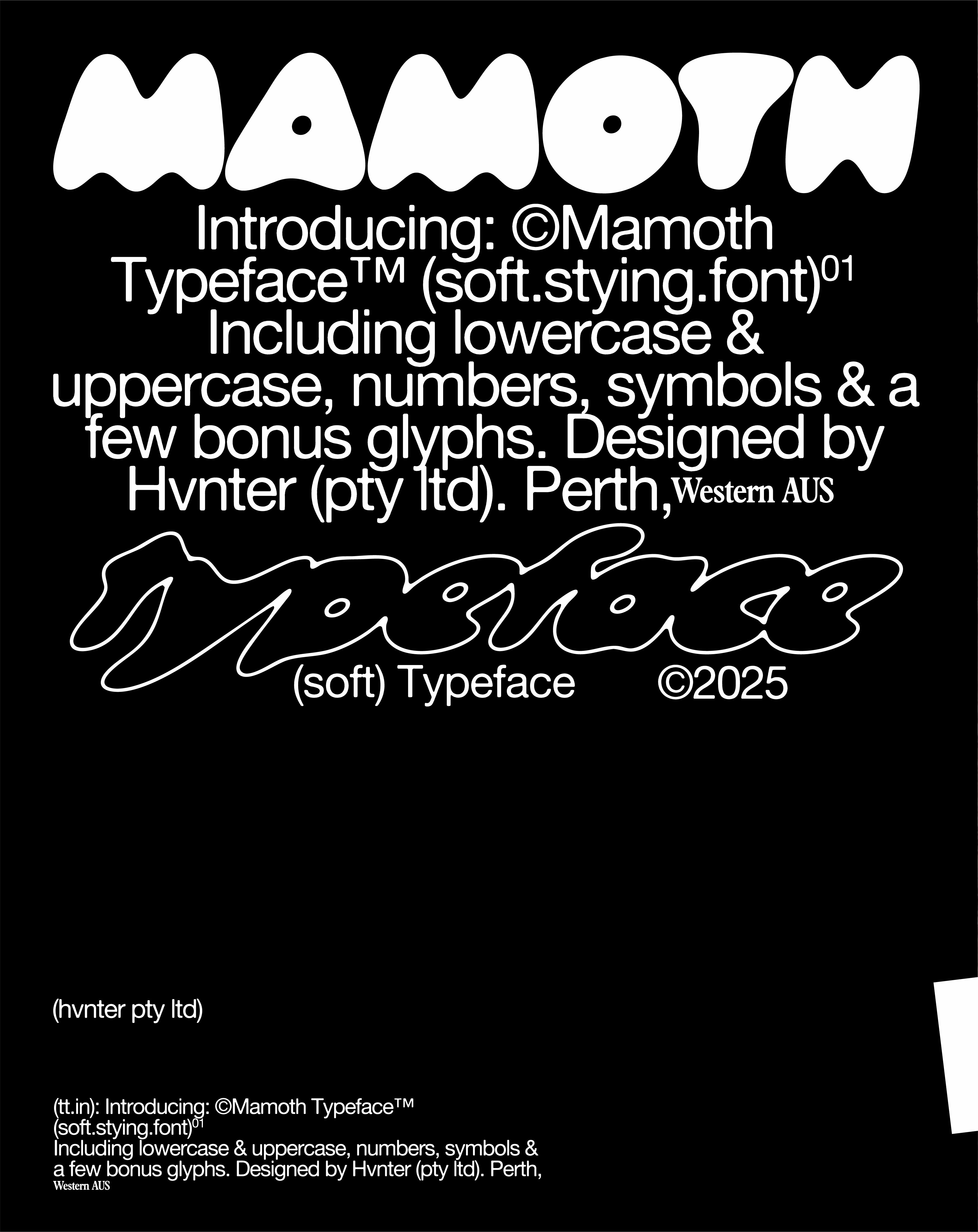 Mamoth Typeface