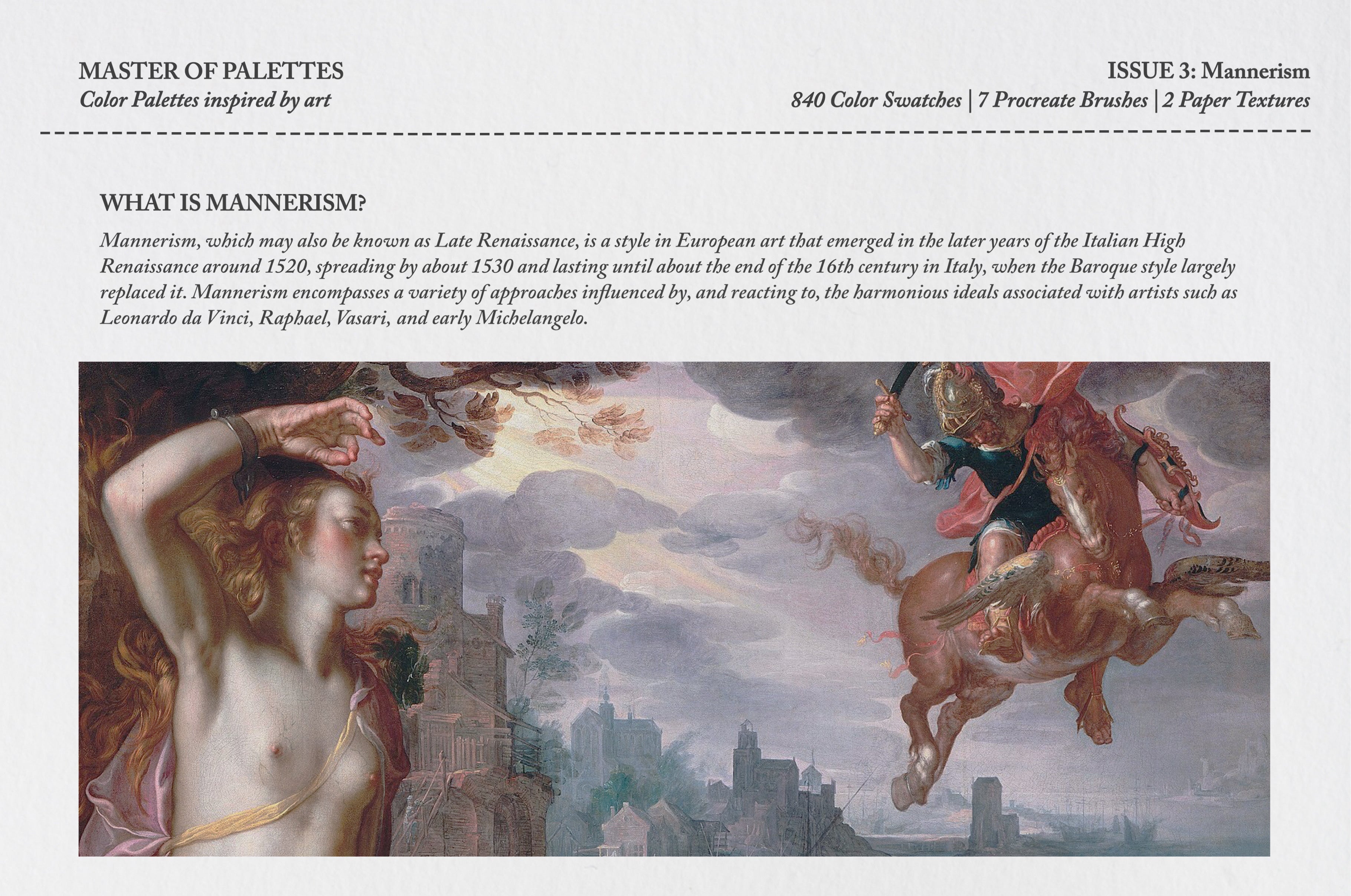 Mannerism Procreate Kit