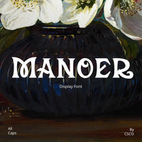 Manoer – Display Serif