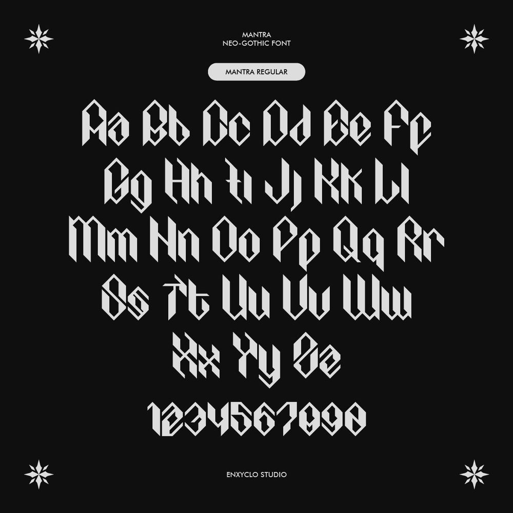 Gothic Fonts - Dark and Dramatic Typography