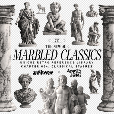 MARBLED CLASSICS Vintage Graphics