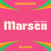 Marsen – Inktrap Font