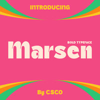 Marsen – Inktrap Font