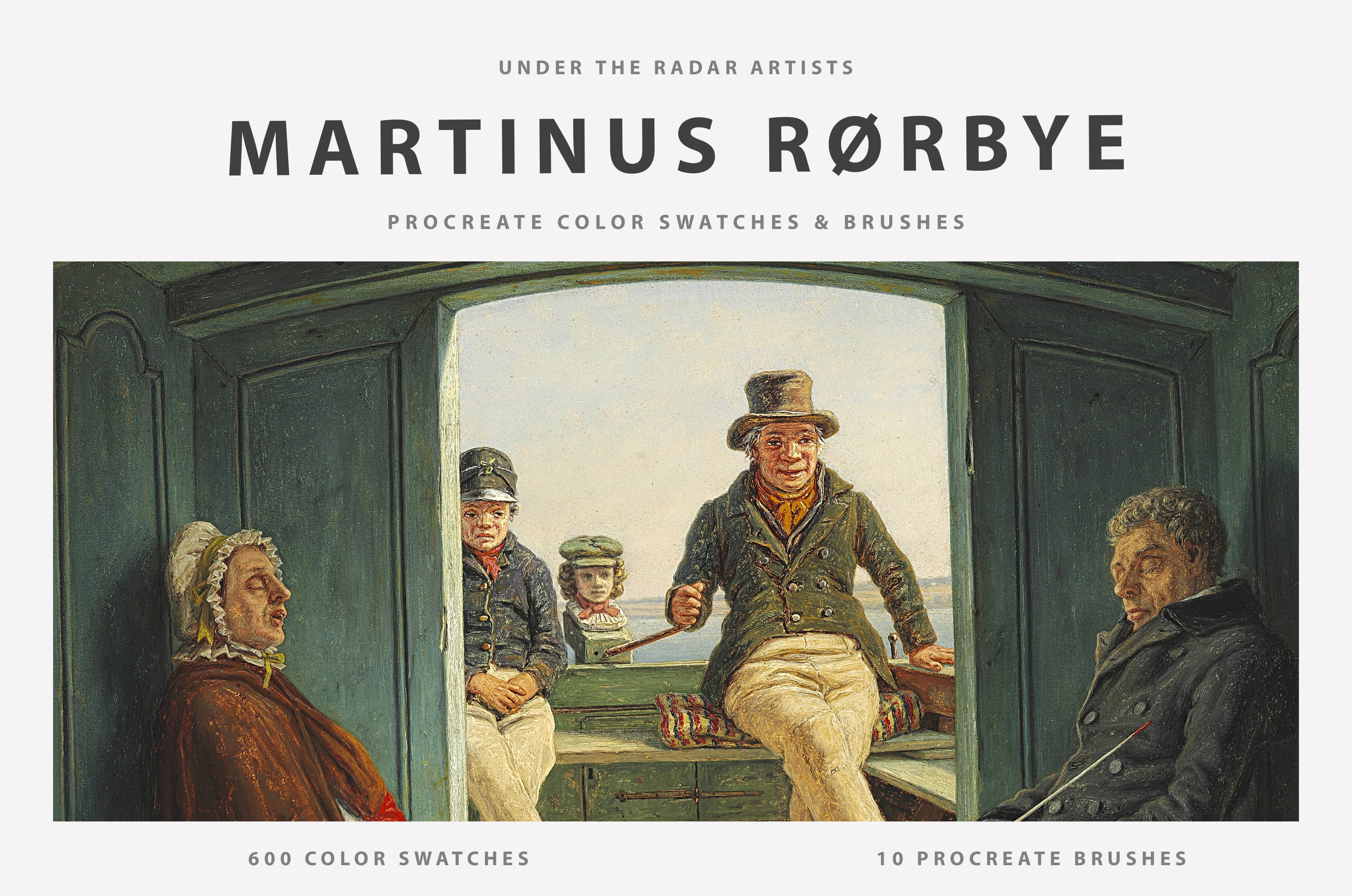 Martinus Rorbye Procreate Kit