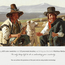 Martinus Rorbye Procreate Kit