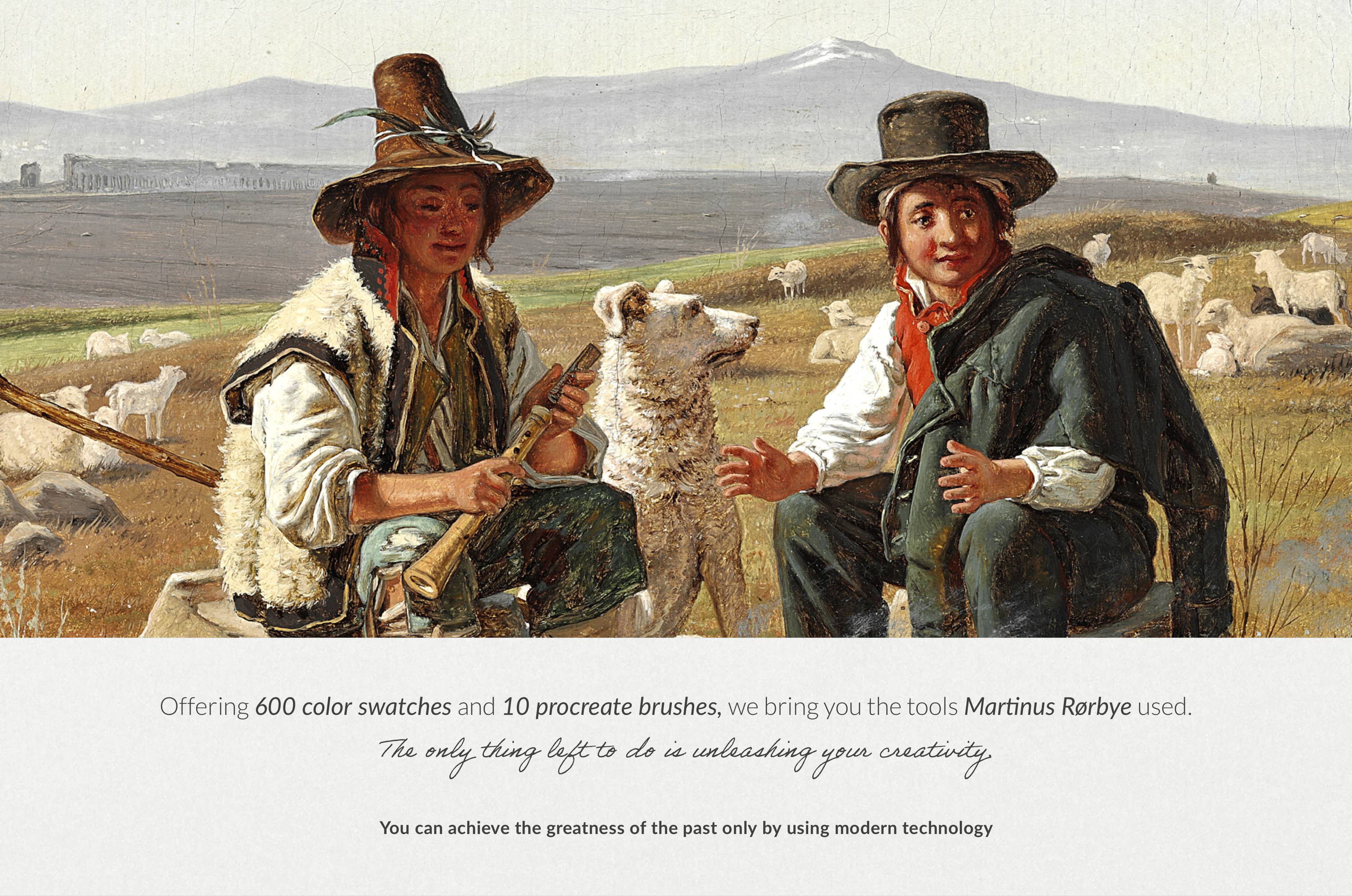 Martinus Rorbye Procreate Kit