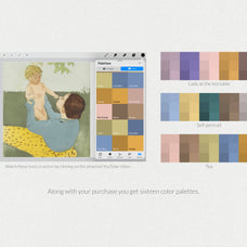 Mary Cassatt Procreate Brushes & Color Palettes