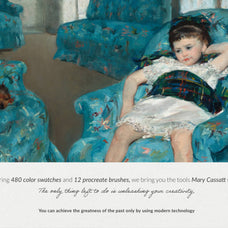 Mary Cassatt Procreate Brushes & Color Palettes