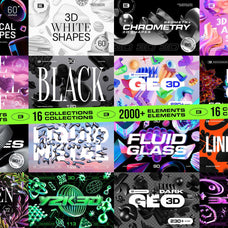 MASSIVE 3D BUNDLE - 2000+ elements