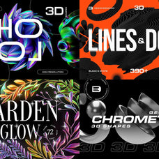 MASSIVE 3D BUNDLE - 2000+ elements