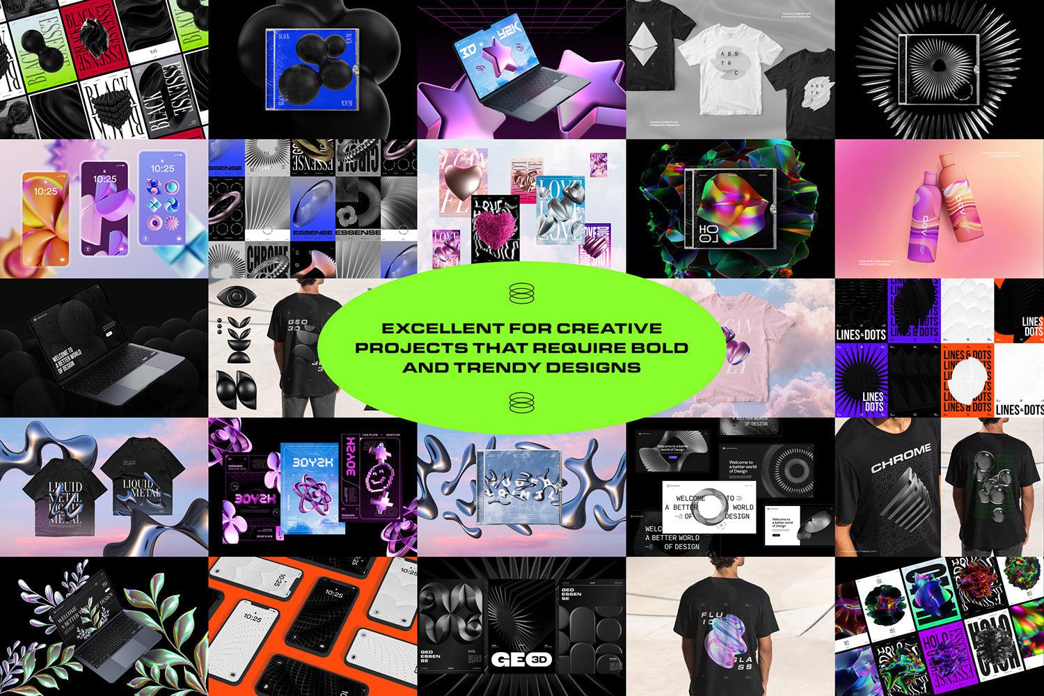 MASSIVE 3D BUNDLE - 2000+ elements