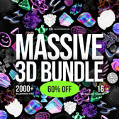 MASSIVE 3D BUNDLE - 2000+ elements
