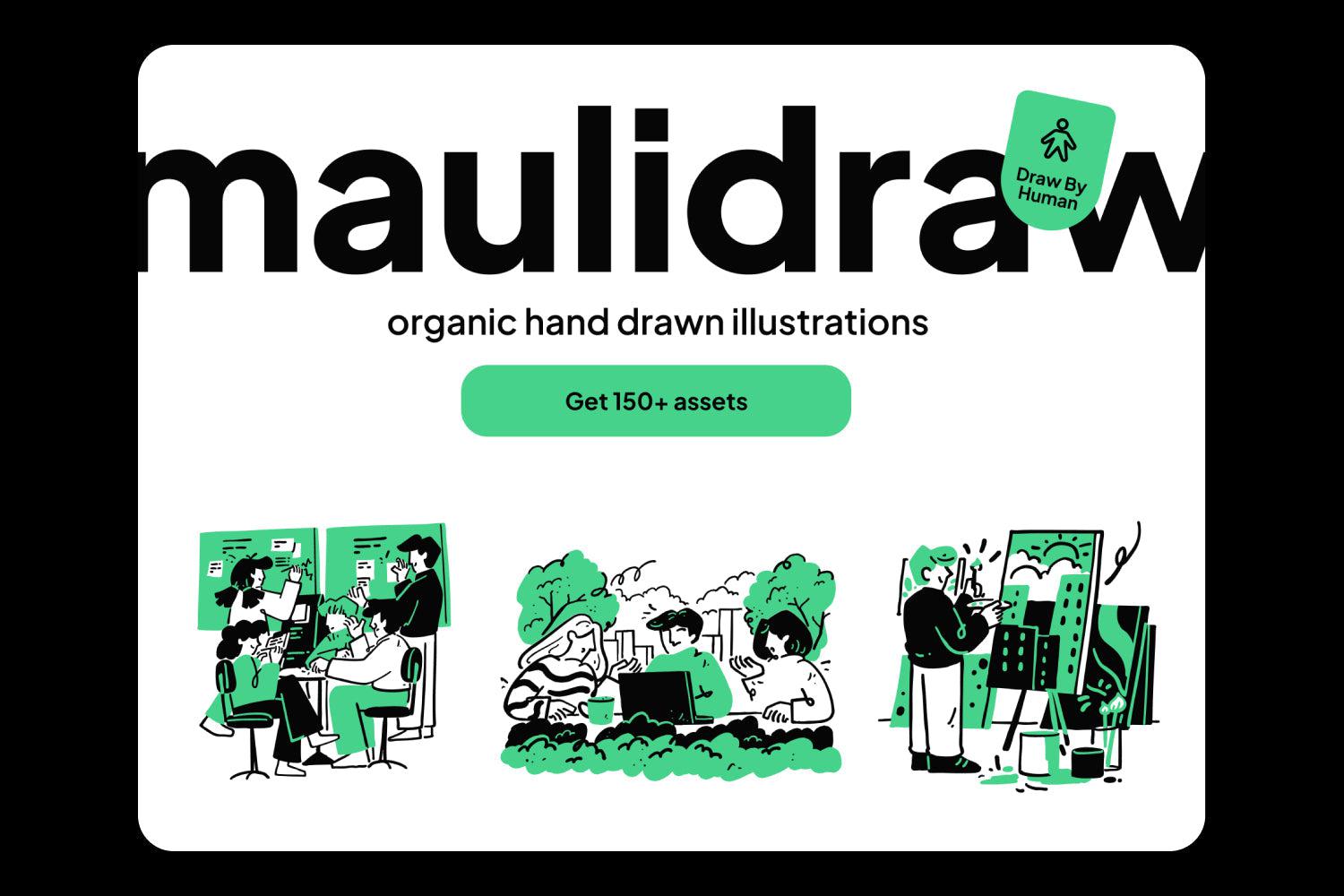 Maulidraw Organic Hand Drawn Illustratrions