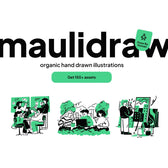 Maulidraw Organic Hand Drawn Illustratrions