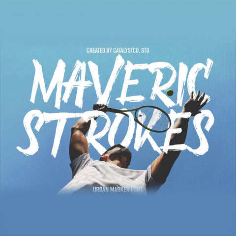 Maveric Strokes Urban Marker Font
