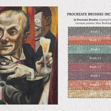 Max Beckmann Procreate Kit